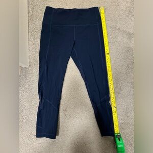 lululemon athletica navy leggings size 6